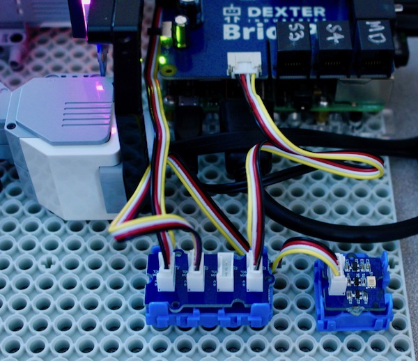 The I2C Hub allows connection of multiple I2C devices.